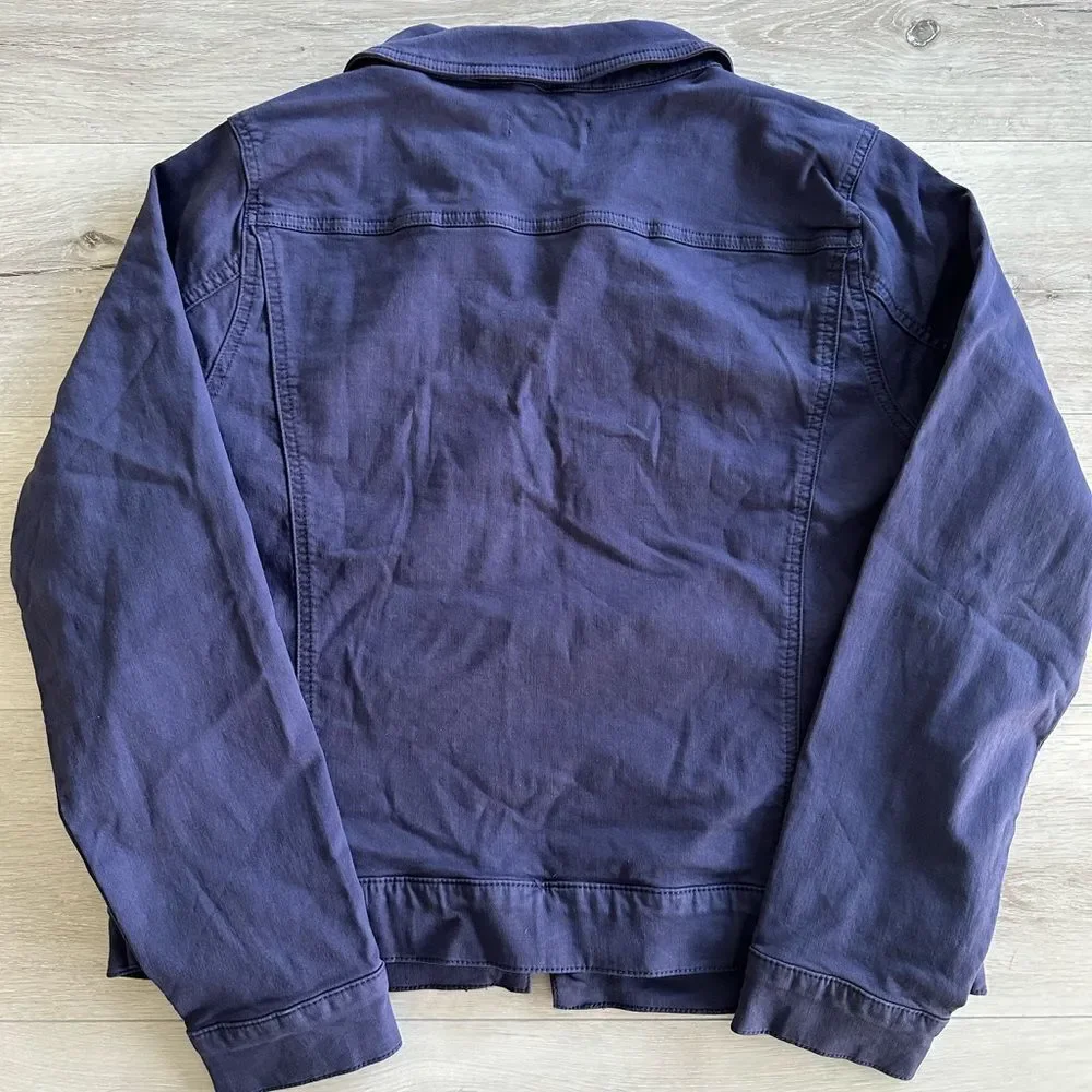 Prosperity Jolene Stretch Colored Denim Jacket NAVY XL‎ Stitch Fix NWT